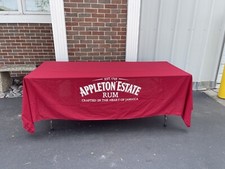 Appleton Estate Run Professional TABLECLOTH Jamaican Rum Tasting Table Promo picture