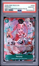2026 One Piece EN Perona EB03 Campaign Pack #034 PSA 10 picture