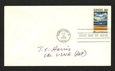 Thomas S. Harris d1989 signed autograph auto First Day Cover WWII ACE USN picture