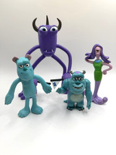 Vintage Disney Pixar Monsters Inc University Figures Lot of 4 Sulley Art Celia picture