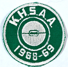 Vintage patch K.H.S.A.A. 1968-69 Kentucky High School Athletic Association picture