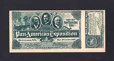 1901 BUFFALO EXPOSITION: Complete Pan-American Exposition Ticket - NEW YORK DAY picture
