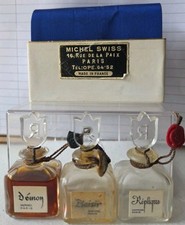 Rare Vintage Raphael Paris Demon Plaisir Replique Perfume Trio Original Case picture