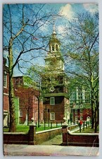 Vintage Independence Hall Philadelphia PA Postcard 1979 Chrome K.F. Lutz picture