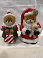 Vtg Lucy & Me Christmas Santa w/Bear & Christmas Mom Shopping. Lucy Rigg picture