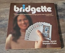 Vintage 1972 Gamut of Games Bridgette Card Game Two Handed Bridge Complete picture