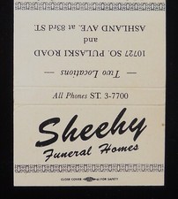 1960s Sheehy Funeral Homes 10727 So. Pulaski Road Chicago Mount Greenwood IL MB picture