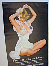 UNSIGNED      Vintage, (13 month),  Pin Up Calendar picture