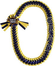 Graduation Leis 2026 Graduation Ribbon Lei Double Braided Graduation Necklace Ha picture