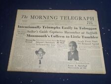 1960 JUNE 30 THE MORNING TELEGRAPH - INTENTIONALLY TRIUMPHS IN TOBOGGAN- NP 5541 picture