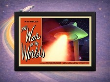 Framed War of the Worlds 1953 Lobby Card Style Print Martian Heat Ray picture