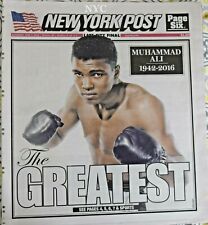 Muhammad Ali Dead New York Post June 4 2016 🔥 picture