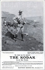 Frederic Remington The Correspondent EASTMAN KODAK In Peace & War 1904 Print Ad picture
