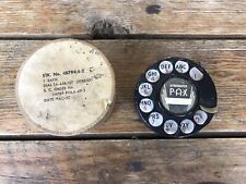 Vintage STROWGER PAX Black Phone Rotary Dial PART ONLY Western ElectricUNTESTED picture
