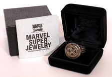 Marvel Super Jewelry X-Men Xavier Institute JAP INC. Silver Class Ring Size 10 picture