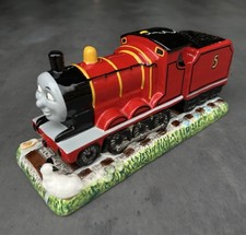 RARE 1994 Schmid James Red Engine Thomas Tank Engine Music Box Works picture