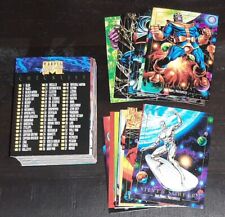 1992 Marvel Masterpieces Base Set of 100 Trading Cards NM/M Joe Jusko picture