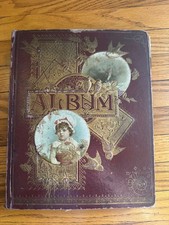 Late Victorian scrapbook w/ parts of other scrapbooks picture