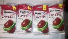Trident Gums Lot X 4 Packets from 2016 Just for Collectors π picture