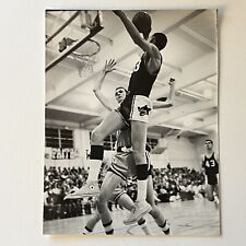 Vintage B&W Snapshot Photograph Buena Park High School CA Basketball Converse picture
