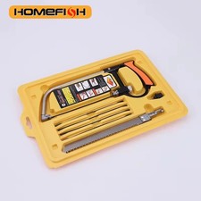 8In1 Saw Multi Purpose Hand DIY Steel Saw Metal Wood Glass Saw Kit 6 Blades Wood picture