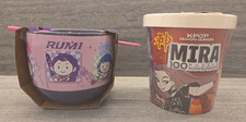 Culturefly K-Pop Demon Hunters Ramen Bowl (w/ Chopsticks & Spoon) & Mira Puzzle picture