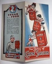 Quaker Cane Sugar 1925 Brochure Philadelphia Pennsylvania Minty Great Graphics picture