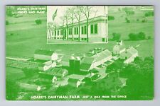 Jefferson County WI-Wisconsin, Hoard's Dairyman Farm, Vintage Souvenir Postcard picture