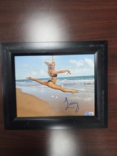 Olivia “Livvy” Dunne Signed 8x10 Photo Sports Illustrated Swimsuit LSU BAS #2 picture