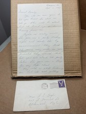 2 Sep 1945 Letter Bogle Albemarle Nc Pottstown Pa B76 picture