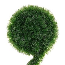 50 Ft Green Tinsel Garland Non-Lit Plastic Twist Decor for Christmas Tree, Mantl picture
