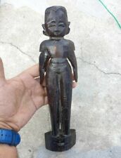 Vintage Old Antique Rose Wood Hand Made Rare Marapachi Bommai Doll figure Statue picture