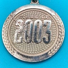 Jostens Class of 2003 Graduation Medallion Keychain Alumni Memorabilia picture