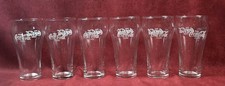 Vintage Set Of 6 1974 Coca Cola Coke Bell Glasses Clear NOS picture