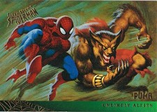 1995 Fleer Ultra Spider-Man Premiere Edition with Border Drop Menu picture
