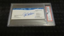 Jean-Michel Cousteau signed autographed psa slabbed business card picture