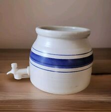 Rare Vintage Nettlebed Pottery 1 Gallon Ceramic Jug With Spigot Made In Texas picture