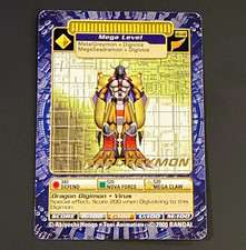 Digimon Wargreymon Series 3 Gold Text BO-148 2000 English Trading Card picture