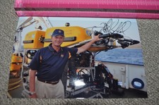 Robert Ballard signed 4x6 photo Discovered Titanic, Yorktown, Bismarck picture