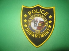 NEW MARTINSVILLE WEST VIRGINIA POLICE PATCH (WITH TRAIN) picture
