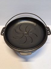 Vintage #8 Eclipse Octopus St Louis Missouri Cast Iron Dutch Oven Restored Cond. picture