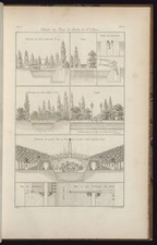 St. James Garden Bridges Vintage 1810s Architecture Reprint Wall Art picture