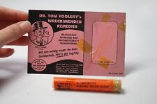 VTG Gag Gift Dr. Tom Foolery's Wreckimended Remedies Garter's Little Lover Pills picture