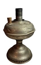 Vintage Old Rare Iron Made Kerosene Oil Lamp Chimney 11.5 Inch Tall NICE picture