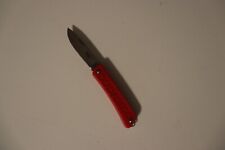 USED Supreme Boker Glow-In-The-Dark Keychain Knife - Red Plain Edge 3567 a picture