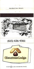 Glenstone Lodge Gatlinburg TN Vintage Matchbook Cover 1970s picture