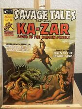 Savage Tales #11 Ka-Zar Marvel 1975 Russ Heath Art picture
