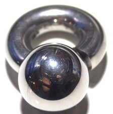 1 0g 1/2 Screw Ball Ring 19mm Ball Prince Albert Frenum Lorum 1.7 oz weight Sexy picture