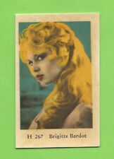 1961 Dutch Gum Card H #267 Brigitte Bardot picture