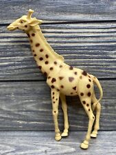 Vintage Greenbrier Plastic Figure Giraffe Yellow Brown Spots 7”   picture